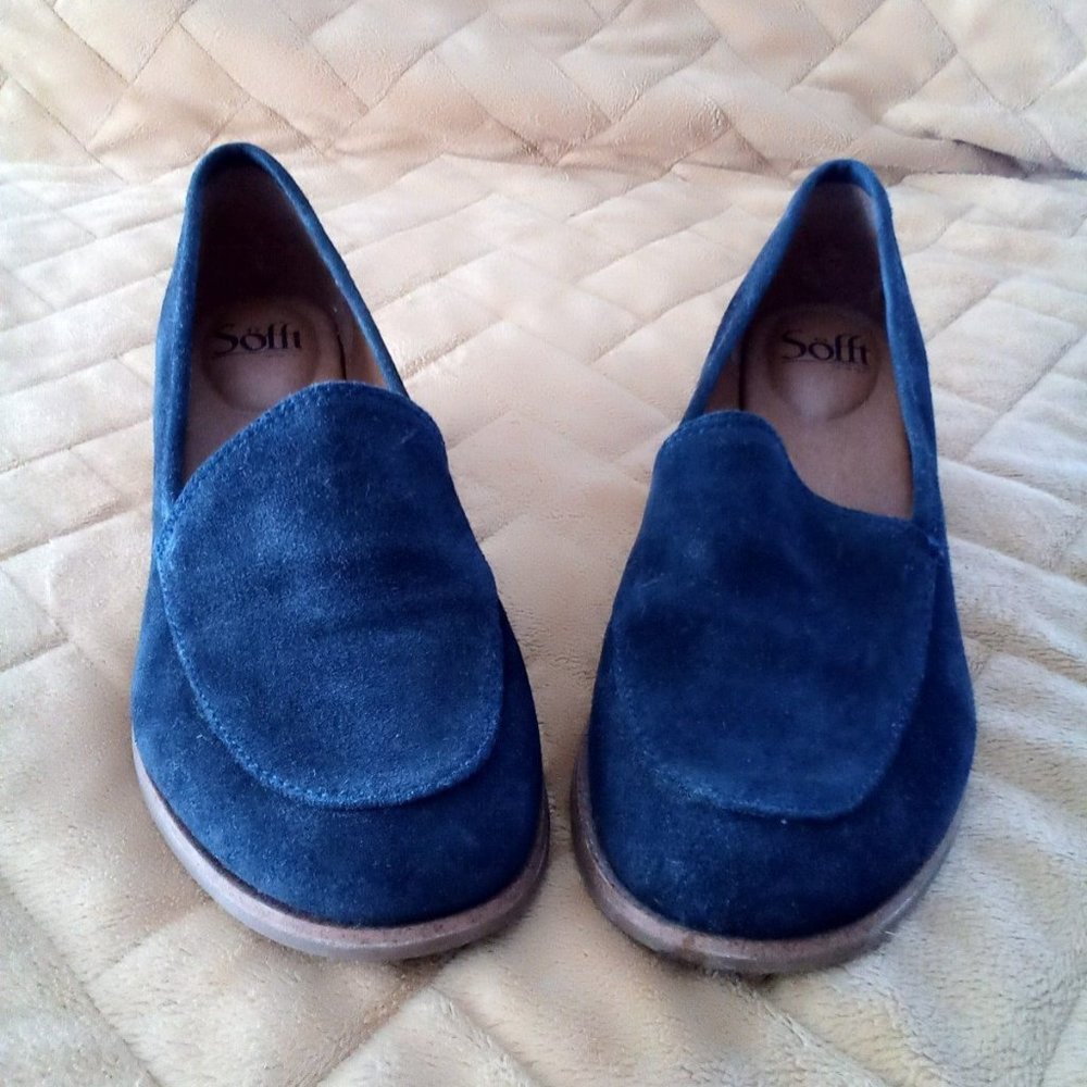 SOFFT SHOES / 8M /  NAVY SUEDE